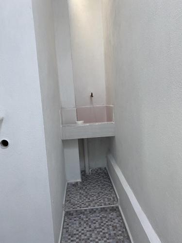 Ett badrum på Geovanny apartamento