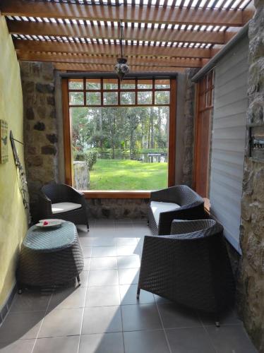 Χώρος καθιστικού στο Hacienda Las Cuevas Terra Lodge