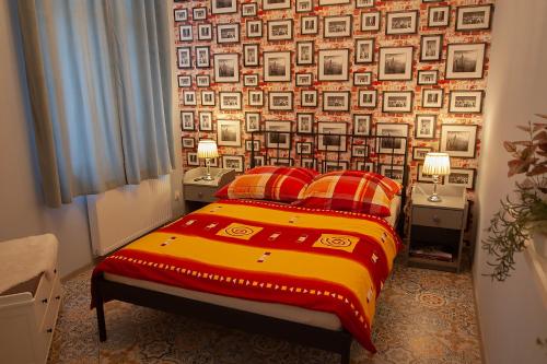 Posteľ alebo postele v izbe v ubytovaní Apartament u Olechny 4