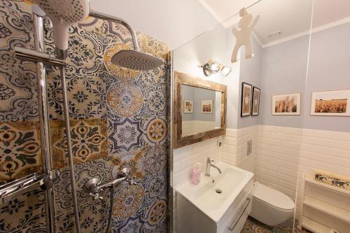 Kúpeľňa v ubytovaní Apartament u Olechny 4