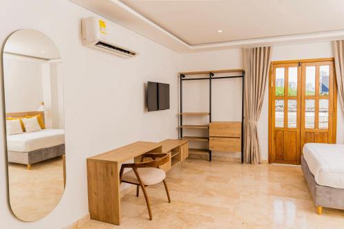 Postel nebo postele na pokoji v ubytování Del Mar Guest House