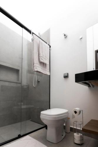 Ένα μπάνιο στο Vila Harmonia Brotas