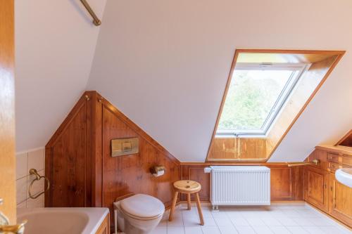 Koupelna v ubytování Kastanienhof Sanddorn