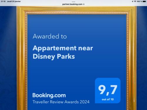an image of a screenshot of the apartment near disney parks at Appartement near Disney Parks in Chessy