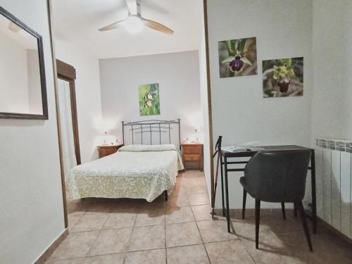 A bed or beds in a room at Casa Gerbe