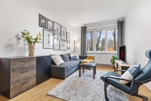 Ruang duduk di Klimatizovaný Self Check-In Apartmán Ružinov