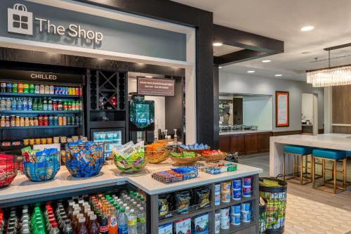 a store with a display of food and drinks at Hilton Garden Inn Billings in Billings