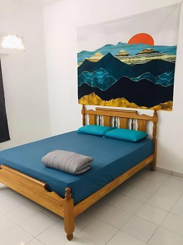 Ein Bett oder Betten in einem Zimmer der Unterkunft House By the Palms