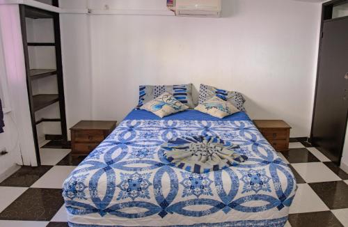 Posteľ alebo postele v izbe v ubytovaní Apartamento en Rodadero