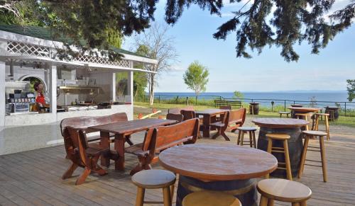 Majoituspaikan Sol Nessebar Palace All Inclusive ravintola tai vastaava paikka