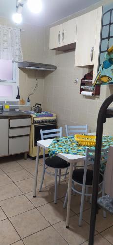 Kuchyň nebo kuchyňský kout v ubytování Capão Central