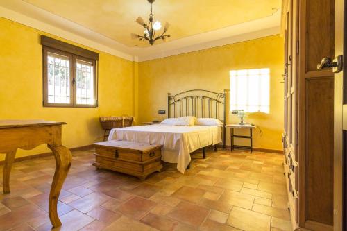 Postel nebo postele na pokoji v ubytování Casa Vistas del Valle