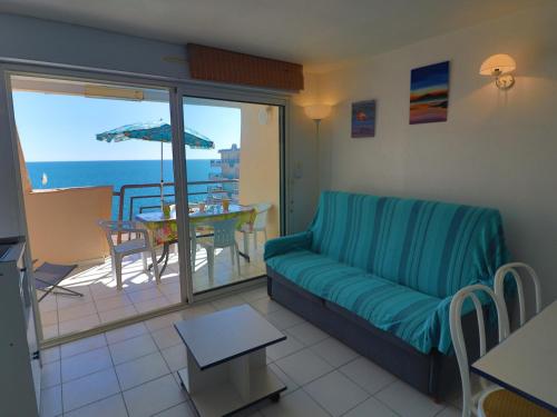 Joli T2 cabine avec terrasse face mer, parking, ascenseur, pour 5 pers - FR-1-472A-297