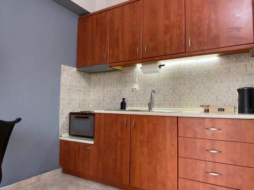 Kuchyň nebo kuchyňský kout v ubytování R&K MODERN APARTMENT