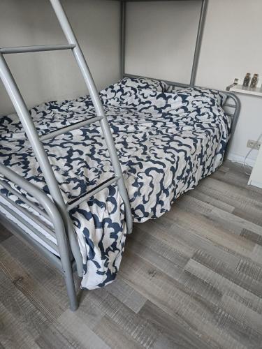 Postel nebo postele na pokoji v ubytování Appartement Studio Wenduine