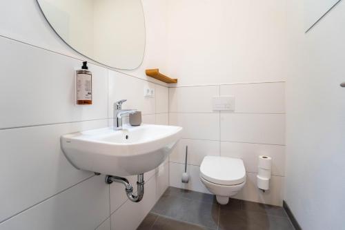 Koupelna v ubytování dreamcation Apartments Boardinghouse - Straubing Süd