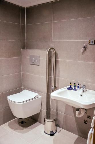 Koupelna v ubytování Anemon Kent Uşak Hotel