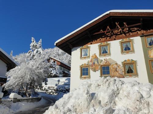 Το Haus Sabine, Wallgau τον χειμώνα