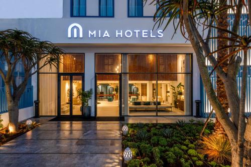 a building with a mia hotels sign on it at MIA Mazagan Bay in El Jadida