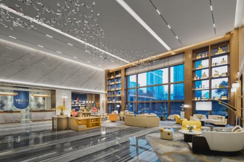 a rendering of the lobby of a hotel at voco Xi'an Qindu Legend, an IHG Hotel in Xi'an