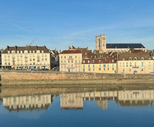 Appartement avec magnifique vue sur la Saône et son balcon