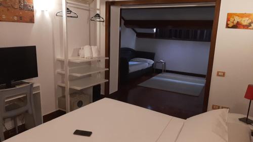 Postel nebo postele na pokoji v ubytování Suite Artis Barberini