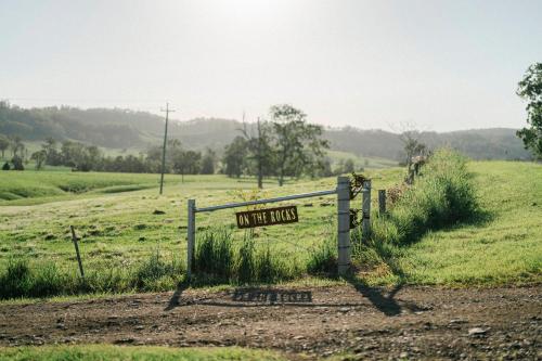 a gate with a sign that reads not on the road at Whisky @ On The Rocks in Rock Valley