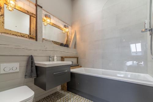 Vannituba majutusasutuses Cog Cottage 2