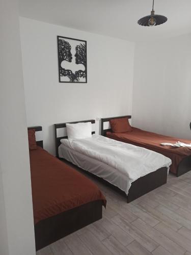 Katil atau katil-katil dalam bilik di Готель Ланцелот, Hotel Lancelot, готель Ланселот