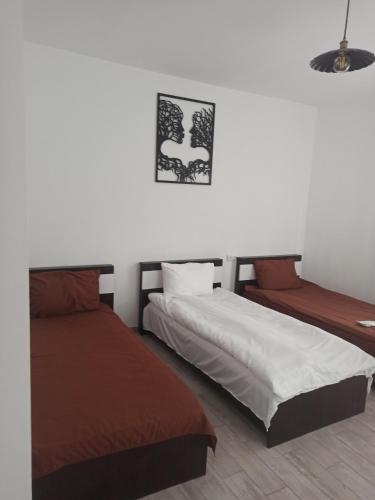 Katil atau katil-katil dalam bilik di Готель Ланцелот, Hotel Lancelot, готель Ланселот