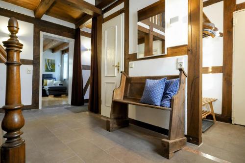 Posezení v ubytování Ferienhaus Altes Wirtshaus
