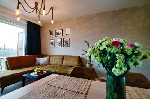 Posezení v ubytování Laguna Beskidów Resort - Apartament A67
