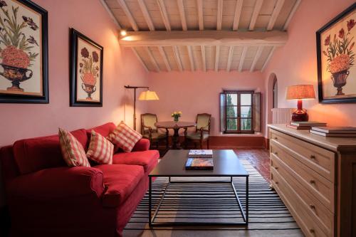 Гостиная зона в Castello di Fonterutoli Wine Resort