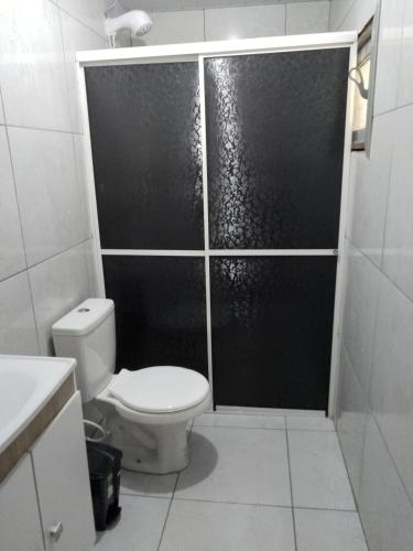 Koupelna v ubytování Chalé das cataratas