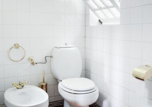 Koupelna v ubytování Casa de Travassos