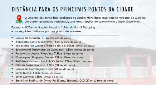 a page of a document with a picture of a house at Juventus Residence in Goiânia