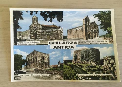a collage of photographs of the ruins of chilima amica at Anninnìa Guest House B&B - GhiIarza in Ghilarza