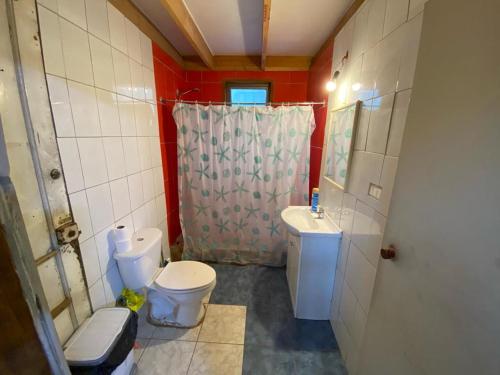 Ванная комната в Cabaña en San Jose de Maipo