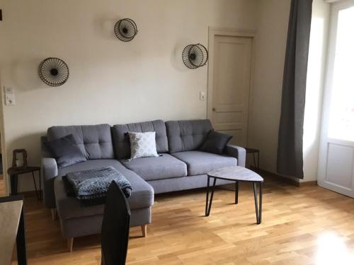 Posezení v ubytování Vittel, Appt 55 m2, en face du parc Thermal