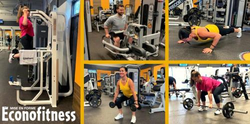 Fitness centrum a/nebo fitness zařízení v ubytování Cozy 2BR in VieuxLongueuil +parking 14min Downtown