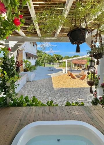 Kolam renang di atau dekat dengan Pousada Maria Parafina Praia do Rosa