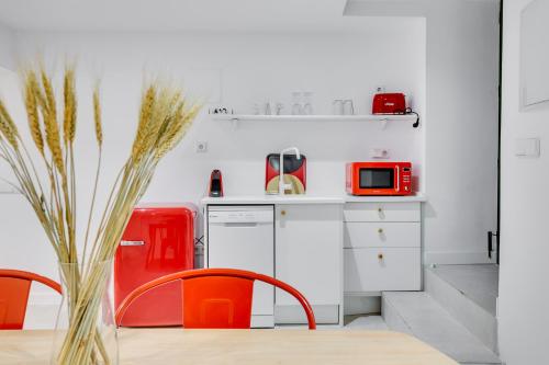 Una cocina o cocineta en Palacio de Bobadilla Suites