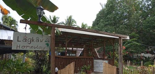 Taman di luar Lagkaw Dos in Lagkaw Homestay