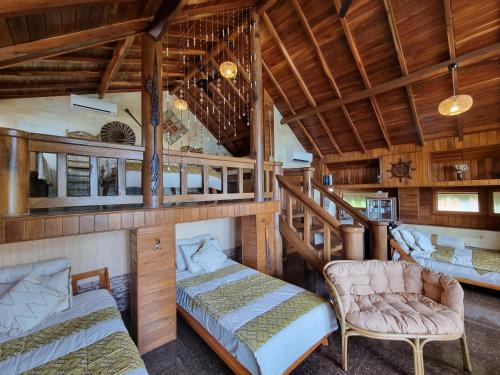 Istana Ombak Eco Resortにあるシーティングエリア