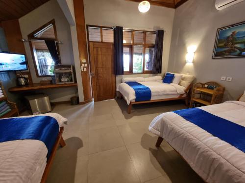 Istana Ombak Eco Resortにあるベッド