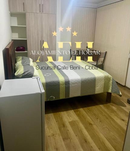 Ένα ή περισσότερα κρεβάτια σε δωμάτιο στο El Hogar - Sucursal Calle Beni - Edificio Auriga 272 con Garaje cubierta