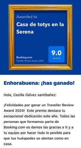 Fotografie z fotogalerie ubytování Casa de totys en la Serena v destinaci La Serena