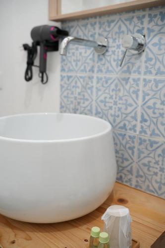 Koupelna v ubytování B&B Le Stanze di Nonna Cecè