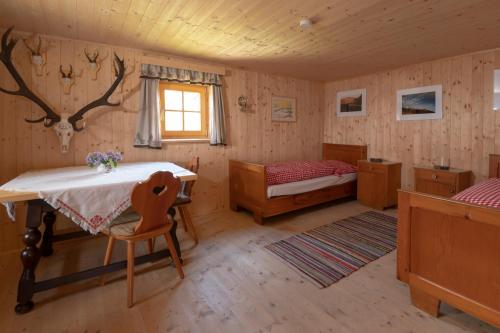 Llit o llits en una habitació de Garanashütte