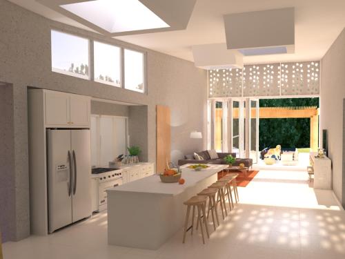 A cozinha ou cozinha compacta de GreenWhood